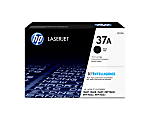 HP 37A Black Toner Cartridge, CF237A