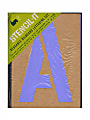 Duro Stencil-It Reusable Oil Board Stencil Set, Lettering, 12" x 8"