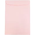 JAM Paper® Open-End 6" x 9" Catalog Envelopes, Gummed Seal, Baby Pink, Pack Of 10