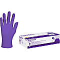 KIMTECH Kimberly Clark Safeskin Purple Nitrile Exam Gloves, Medium, Purple, Box Of 100 1 thumbnail image