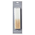 Hallmark White Glitter Tall Birthday Candles Pack 1 thumbnail image