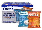 Quest Tortilla-Style Protein Chips Variety Pack, 1.1 Oz Bags, Pack Of 6 Bags 1 thumbnail image