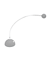 Lumisource Atomic Truffle LED Table Lamp, 22"H, Silver 1 thumbnail image