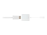 Moshi Mini DisplayPort to HDMI Adapter - 5.50" - First End: 1 x HDMI Male Digital Audio/Video - Second End: 1 x Mini DisplayPort Male Digital Audio/Video - Supports up to 3840 x 2160 - Silver 1 thumbnail image