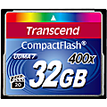 Transcend 32 GB CompactFlash - 400x Memory Speed