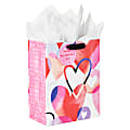 Hallmark 9" Medium Valentine's Day Gift Bag with Gift Tag and Tissue Paper (Watercolor Hearts) 1 thumbnail image