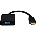 QVS Mini-HDMI to VGA Video Converter - 6" - First End: 1x 15-pin HD-15 - Female - Second End: 1x Mini HDMI Digital Audio/Video - XHDVCMF 1 thumbnail image