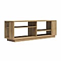 Ameriwood Home Knowle Contemporary TV Stand For TVs Up To 60", 19-7/16"H x 59-1/2"W x 15-9/16"D,  Natural