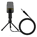 Volkano Stream Media Series Microphone, Black, VK-6505-BK