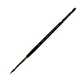 Silver Brush Ruby Satin Series Short-Handle Paint Brush 2515S, Size Extra Small, Pointed Triangle Bristle, Synthetic, Multicolor 1 thumbnail image