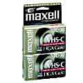 Maxell Premium VHS-C Videocassette - VHS-C - 30 Minute