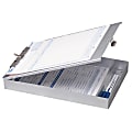 OIC® Aluminum Storage Clipboard Form Holder, 8 1/2" x 12", Silver