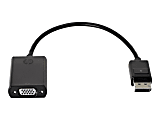 HP DisplayPort to VGA Adapter - Video converter - DisplayPort - VGA -  - F7W97AA 1 thumbnail image