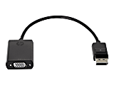 HP DisplayPort to VGA Adapter - Video converter - DisplayPort - VGA -  - F7W97AA 1 thumbnail image