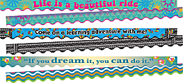 Barker Creek Double-Sided Scalloped Borders, Life Quotes, 2-1/4" x 36", Set Of 39 Borders 1 thumbnail image