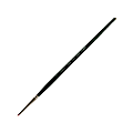 Silver Brush Ruby Satin Series Short-Handle Paint Brush 2503S, Size 0, Filbert Bristle, Synthetic, Multicolor 1 thumbnail image