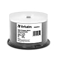 Verbatim DVD-R 4.7GB 8X DataLifePlus White Inkjet Printable, Hub Printable - 50pk Spindle - 4.7GB - 50pk Spindle 1 thumbnail image