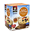 Quaker Instant Oatmeal Packets, Maple And Brown Sugar, Box Of 40 Packets