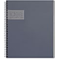 TOPS Idea Collective Meeting Notebook - Twin Wirebound - College Ruled - 8 3/4" x 11" - Gray Cover - Soft Cover, Perforated - 1Each