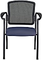 WorkPro® Spectrum Series Mesh/Vinyl Stacking Guest Chair With Antimicrobial Protection, With Arms, Grape, Set Of 2 Chairs, BIFMA Compliant 1 thumbnail image