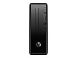 HP Slimline 290-a0030 - MT - A4 9125 / up to 2.6 GHz - RAM 4 GB - HDD 1 TB - DVD-Writer - Radeon R3 - Gigabit Ethernet - 802.11a/b/g/n/ac, Bluetooth 4.2 - Win 10 Home 64-bit - monitor: none - keyboard: US - deep black 1 thumbnail image
