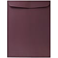 JAM Paper® Open-End 9" x 12" Catalog Envelopes, Gummed Seal, Burgundy, Pack Of 10