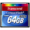 Transcend 64 GB CompactFlash - 400x Memory Speed