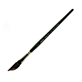 Silver Brush Ruby Satin Series Short-Handle Paint Brush 2512S, 1/2", Dagger Striper Bristle, Synthetic, Multicolor