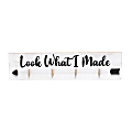 Elegant Designs Decorix Wall-Mounted Hanging 4-Photo Wooden Picture Frame Display, 5-1/2”H x 22-1/2”W x 15/16”D, White Wash 1 thumbnail image