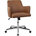 Lorell® SOHO Bonded Leather Task Chair, Tan 1 thumbnail image