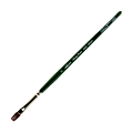 Silver Brush Ruby Satin Series Short-Handle Paint Brush 2502S, Size 8, Bright Bristle, Synthetic, Multicolor 1 thumbnail image