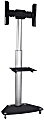 Mount-It! Mobile TV Stand For 37” - 70” Screens, 43-3/4"H x 23-1/4"W x 5-5/8"D, Black 1 thumbnail image