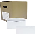 Quality Park #10 Preserve Envelopes, Gummed Seal, White, Box Of 1,000