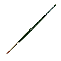 Silver Brush Ruby Satin Series Short-Handle Paint Brush 2500S, Size 4, Round Bristle, Synthetic, Multicolor 1 thumbnail image