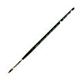 Silver Brush Ruby Satin Series Short-Handle Paint Brush Series 2528S, 1/8", Grass Comb Bristle, Synthetic, Multicolor
