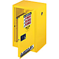 R3® Safety 1-Door Flammable Liquids Cabinet, 23 1/4" x 35" x 23 1/4", Yellow