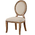 Powell Maurice Side Chairs, Brown/Natural, Set Of 2 Chairs