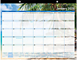2026 Office Depot® Brand Monthly Desk Pad Calendar, 22" x 17", Paradise, January to December 1 thumbnail image