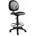 Boss Office Products Drafting Stool With Antimicrobial Protection, Footring, Black 1 thumbnail image