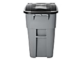 Rubbermaid® Brute® Big Wheel® Container, 50 Gallons, Gray 1 thumbnail image