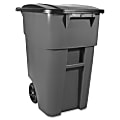 Rubbermaid® Brute® Big Wheel® Container, 50 Gallons, Gray