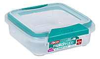 Décor Match-Ups Food Storage Container, 630 mL, Clear/Teal