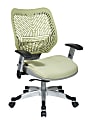 Office Star™ Unique Self-Adjusting SpaceFlex Mid-Back Managers Chair, Kiwi