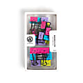 U Brands® Binder Clip Set, Assorted Sizes, Smiley Face, Set Of 24 Clips 1 thumbnail image