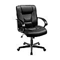 Brenton Studio® Ruzzi Mid-Back Mesh Chair, Black 1 thumbnail image