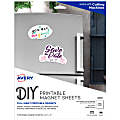 Avery® Inkjet Magnet Sheets, 8 1/2" x 11", Pack Of 5 Sheets 1 thumbnail image