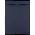 JAM Paper® Open-End 9" x 12" Catalog Envelopes, Gummed Seal, Navy Blue, Pack Of 10