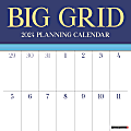 2024 Willow Creek Press Art & Design Monthly Wall Calendar, 12" x 12", Big Grid (Jewel), January To December