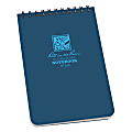 Rite in the Rain All-Weather Spiral Notebooks, Top, 4" x 6", 100 Pages (50 Sheets), Blue, Pack Of 12 Notebooks 1 thumbnail image