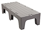 Cambro Solid Dunnage Rack, 12"H x 21"W x 48"D, Speckled Gray 1 thumbnail image